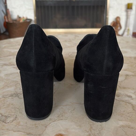 Eileen Fisher Becon Suede Platform Pumps - Picture 8 of 14